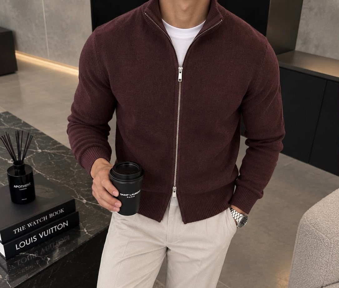 Harrington & Co. Men's Slim Cardigan