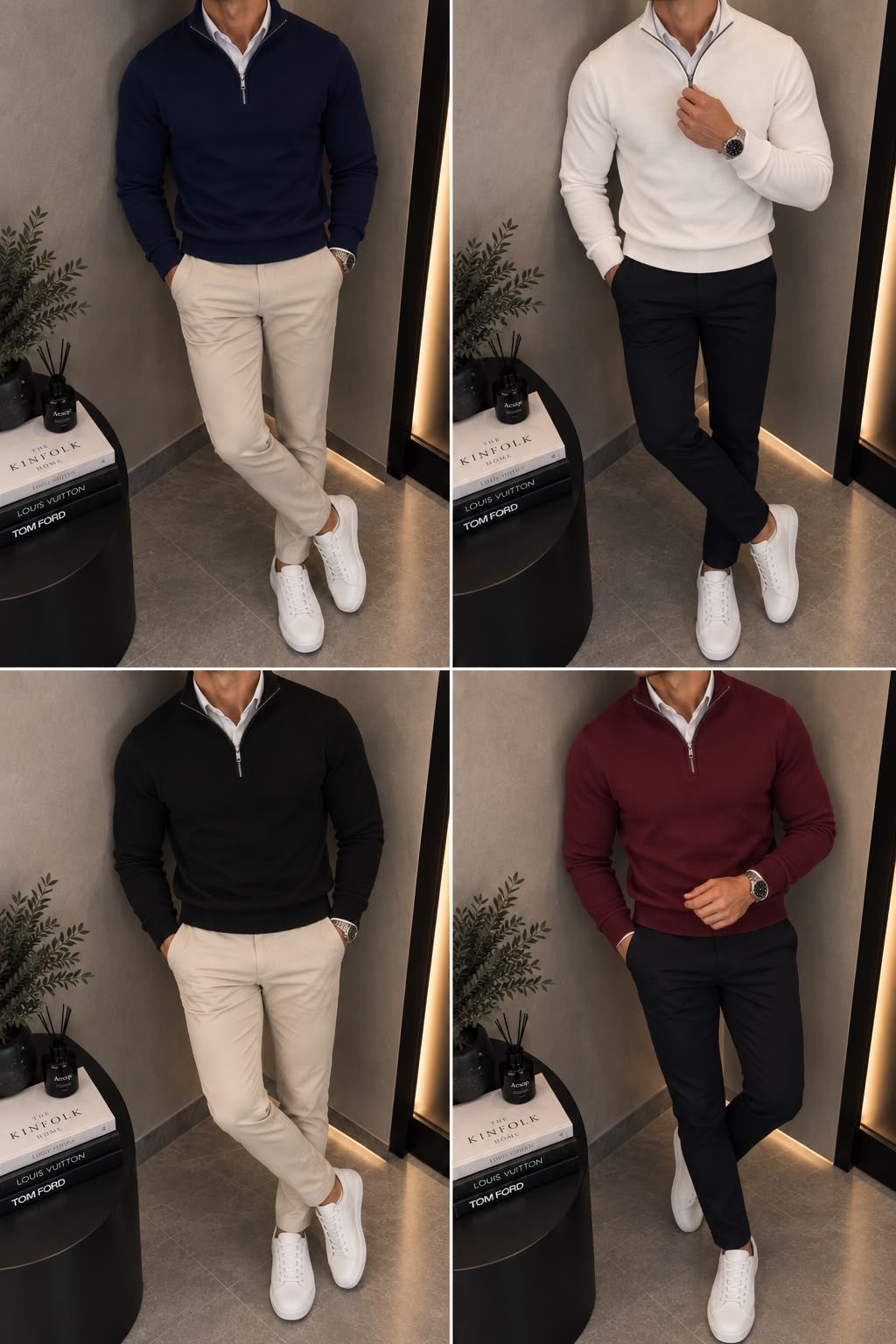 Harrington & Co. Quarter Zip For Men