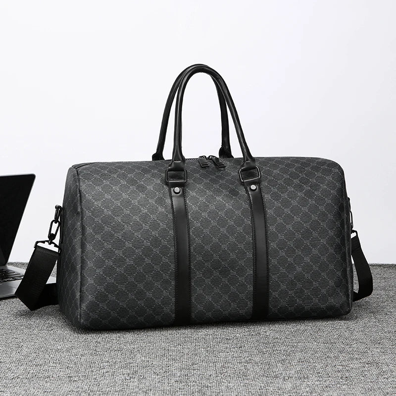 Classic Black Travel Bag for Men