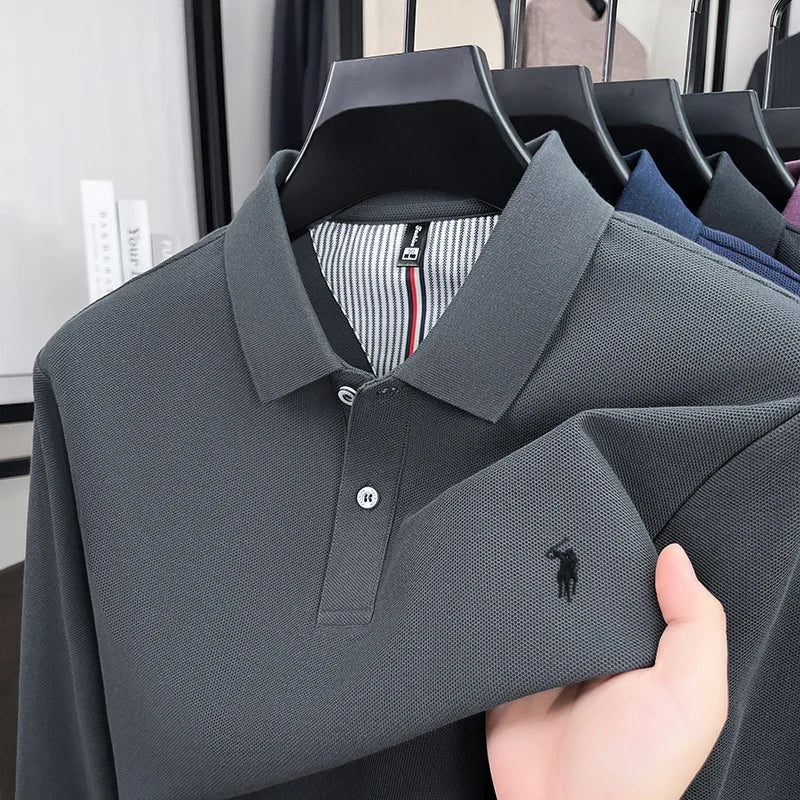 Harrington & Co. Long Sleeve Polo Shirt