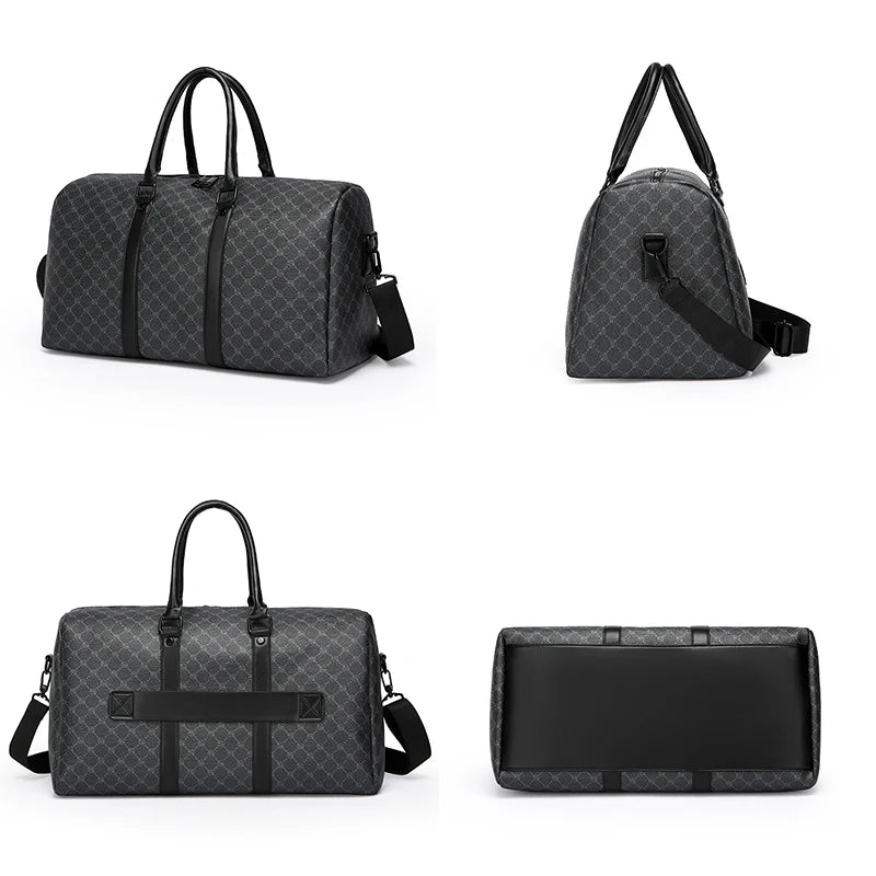 Classic Black Travel Bag for Men